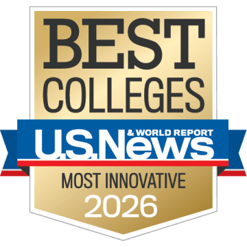 Best Colleges U.S. News Most Innovative Badge